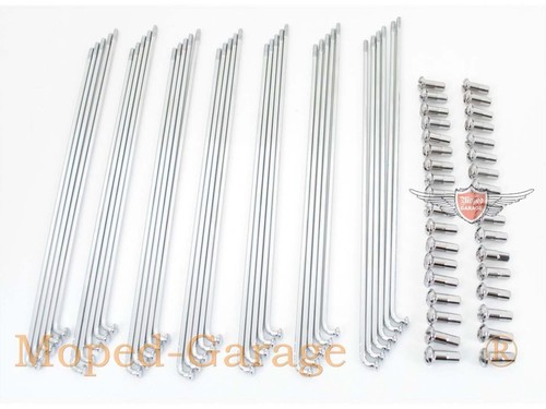 Speichen satz 220mm chrom für - speichen,